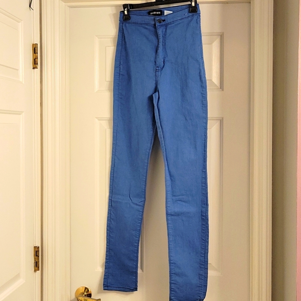 Light blue denim pants